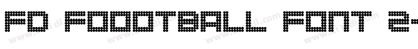 FD Foootball Font 2字体转换